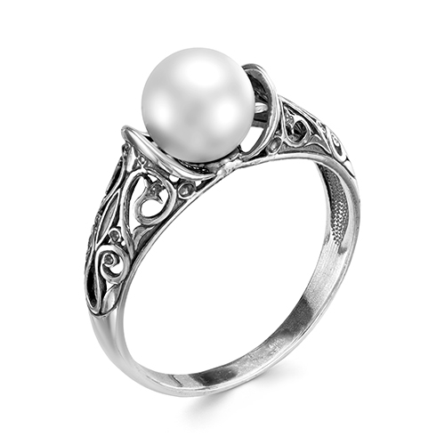 Кольцо из серебра с жемчугом 2368916