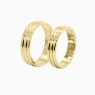 Обручальные кольца 5013 из жёлтого золота на заказ в Люберцах