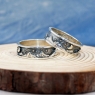 Серебряные кольца Горы К01 подарок горнолыжнику