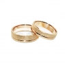 Изготовить золотые парные обручальные кольца 5012 ручной работы на заказ в Люберцах